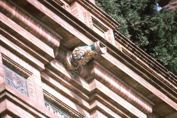 Water Spout Detail, Plaza de Espana, Seville
